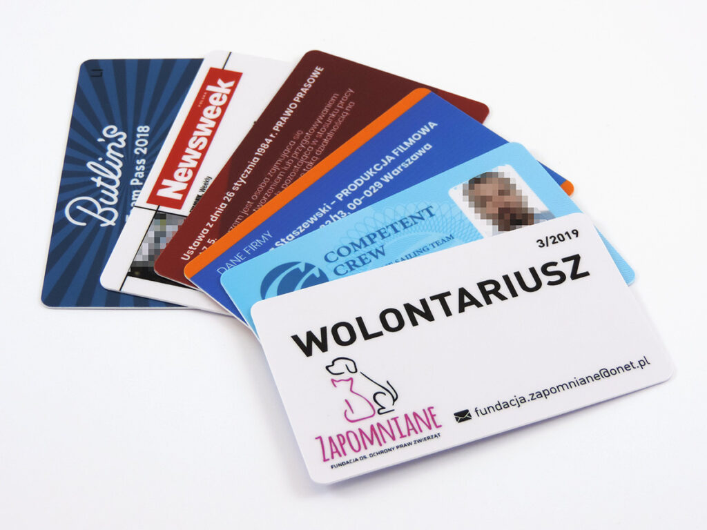 Karty plastikowe biznesowe